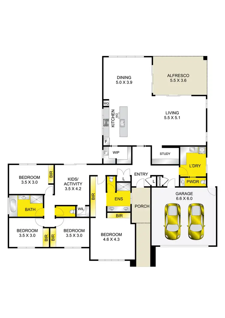 Floorplan of Homely house listing, 89 Shepherd Road, Batesford VIC 3213