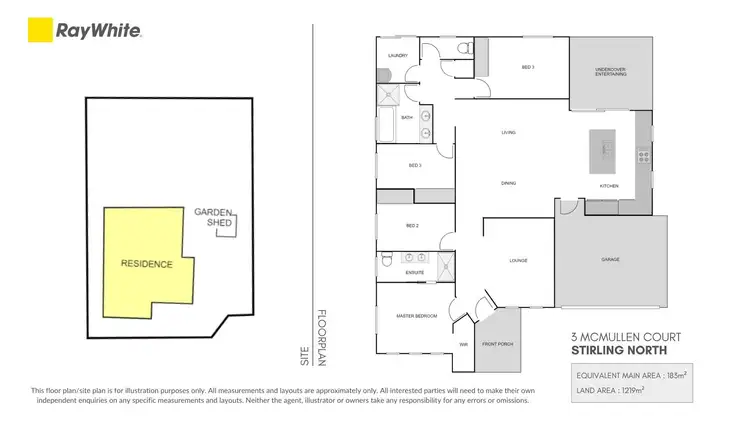 Floorplan of Homely house listing, 3 Mcmullen Court, Stirling North SA 5710