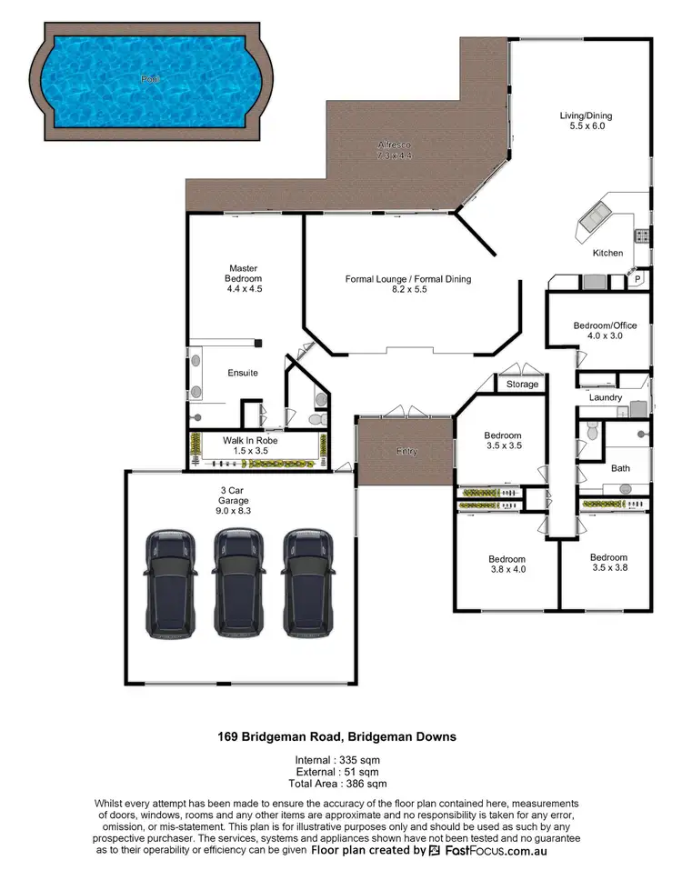 Floorplan of Homely house listing, 169 Bridgeman Road, Bridgeman Downs QLD 4035