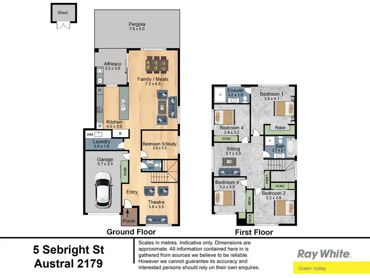 Floorplan of Homely house listing, 5 Sebright Street, Austral NSW 2179