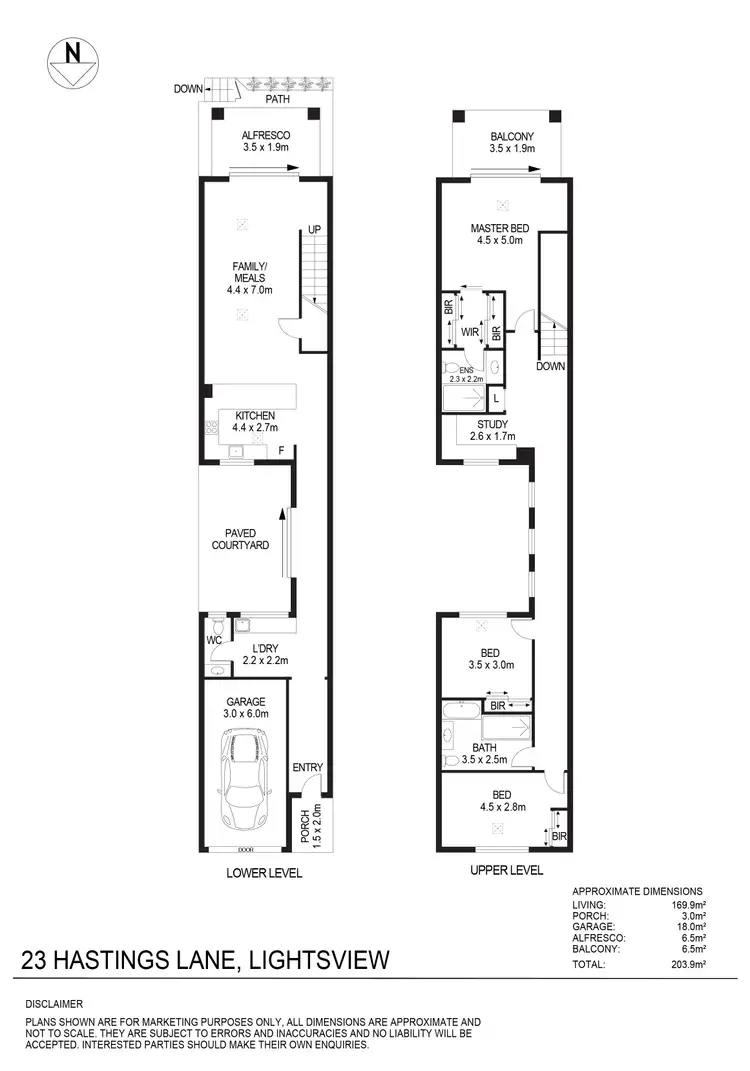 Floorplan of Homely house listing, 23 Hastings Lane, Lightsview SA 5085