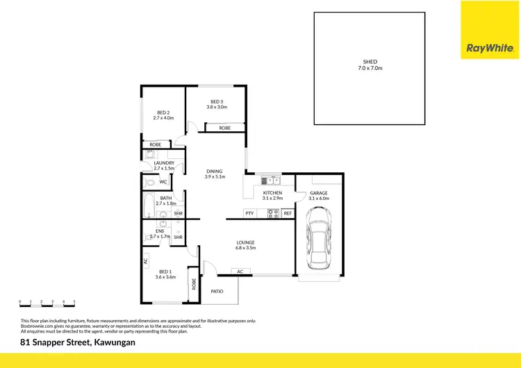 Floorplan of Homely house listing, 81 Snapper Street, Kawungan QLD 4655