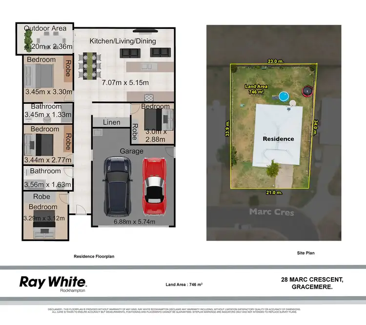 Floorplan of Homely house listing, 28 Marc Crescent, Gracemere QLD 4702
