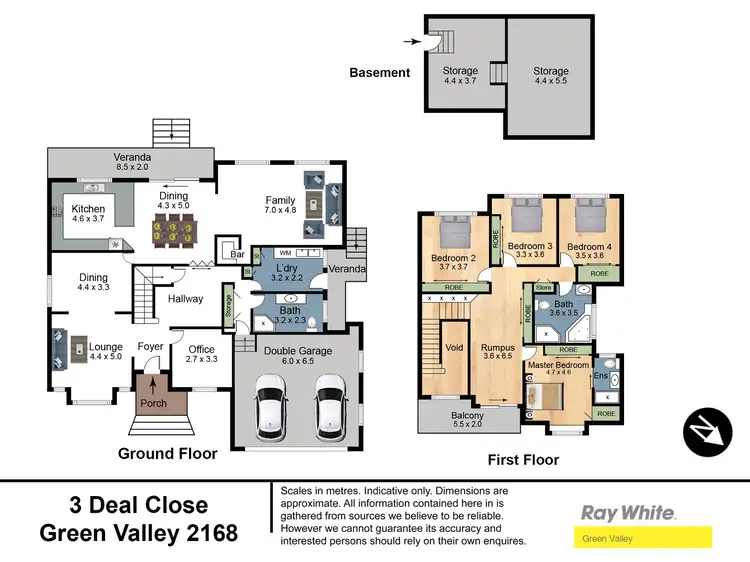 Floorplan of Homely house listing, 3 Deal Close, Green Valley NSW 2168