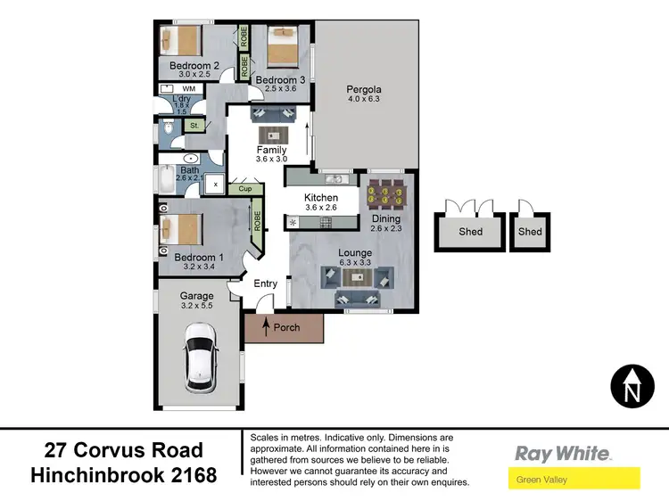 Floorplan of Homely house listing, 27 Corvus Road, Hinchinbrook NSW 2168