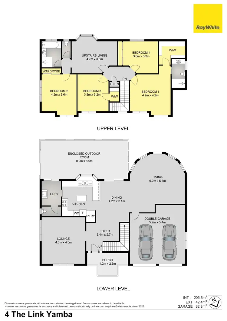 Floorplan of Homely house listing, 4 The Link, Yamba NSW 2464