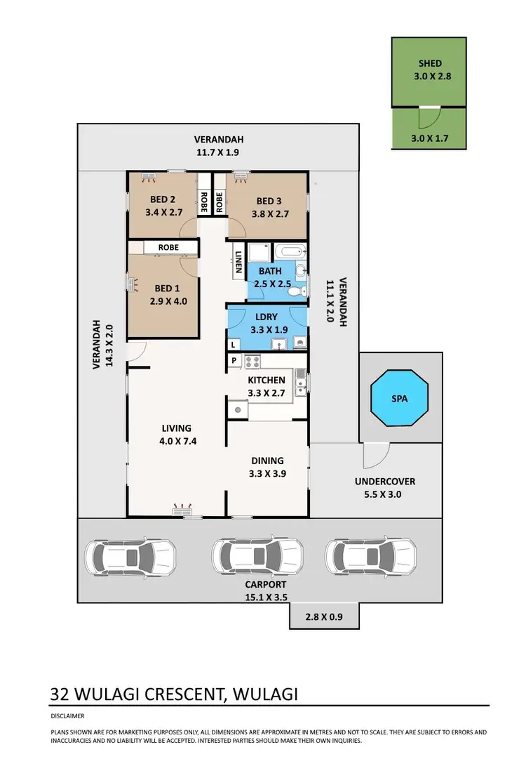 Floorplan of Homely house listing, 32 Wulagi Crescent, Wulagi NT 812