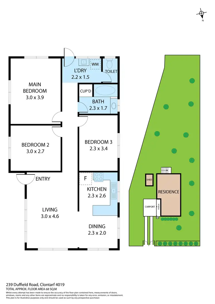 Floorplan of Homely house listing, 239 Duffield Road, Clontarf QLD 4019