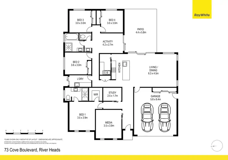 Floorplan of Homely house listing, 73 Cove Boulevard, River Heads QLD 4655