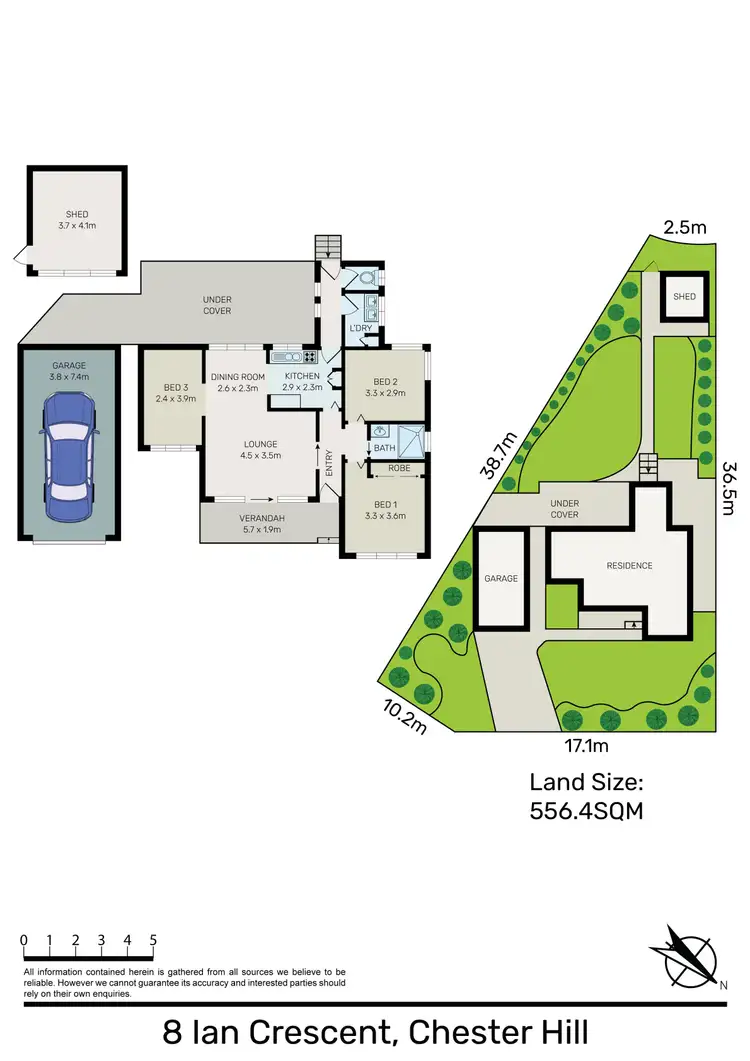 Floorplan of Homely house listing, 8 Ian Crescent, Chester Hill NSW 2162