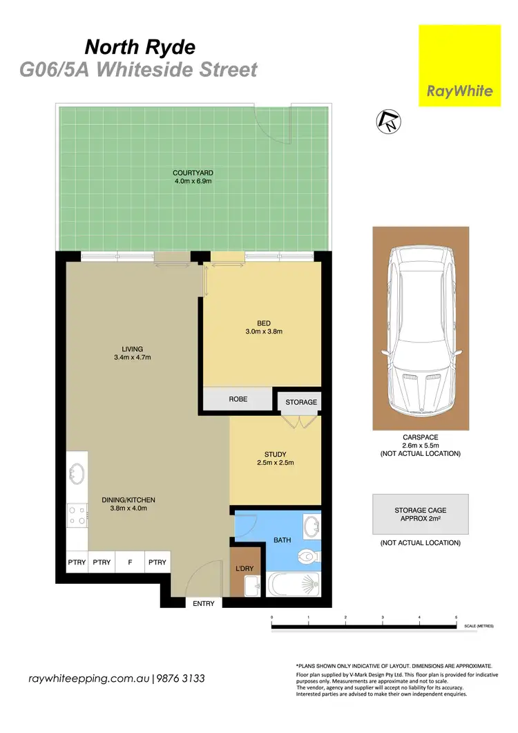 Floorplan of Homely apartment listing, 6/5A Whiteside Street, North Ryde NSW 2113