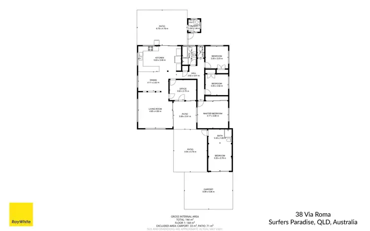 Floorplan of Homely house listing, 38 Via Roma, Isle Of Capri QLD 4217