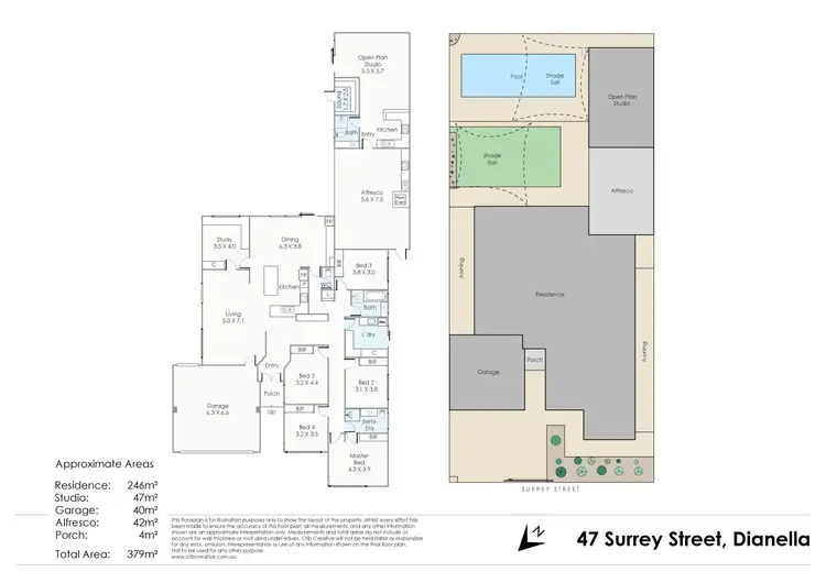Floorplan of Homely house listing, 47 Surrey Street, Dianella WA 6059