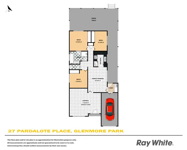 Floorplan of Homely house listing, 27 Pardalote Place, Glenmore Park NSW 2745