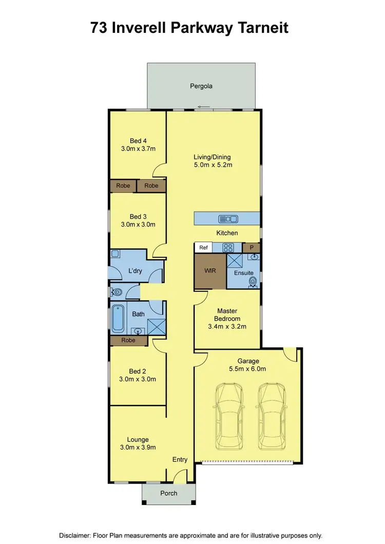Floorplan of Homely house listing, 73 Inverell Parkway, Tarneit VIC 3029