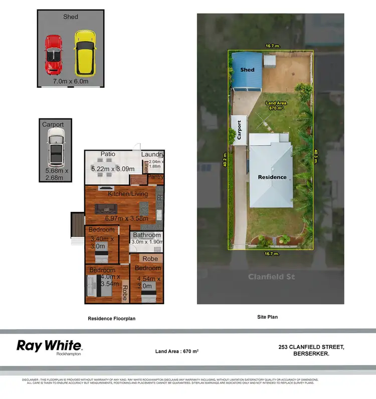 Floorplan of Homely house listing, 253 Clanfield Street, Berserker QLD 4701