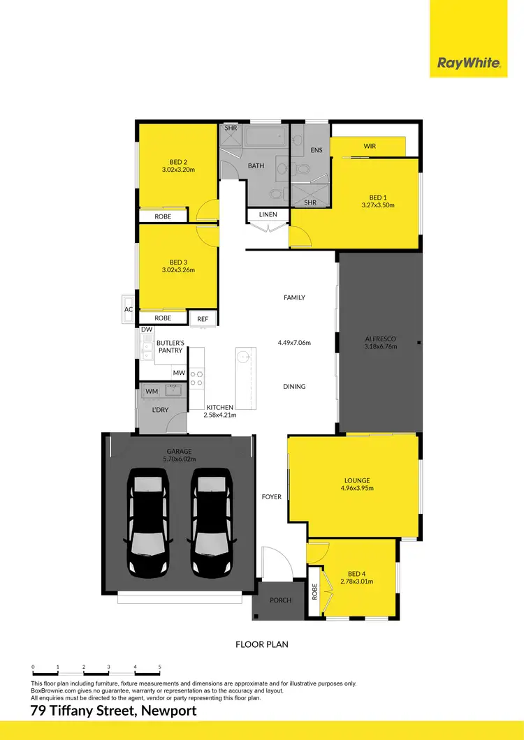 Floorplan of Homely house listing, 79 Tiffany Street, Newport QLD 4020