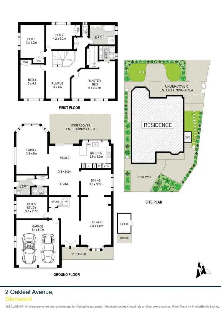 Floorplan of Homely house listing, 2 Oakleaf Avenue, Glenwood NSW 2768