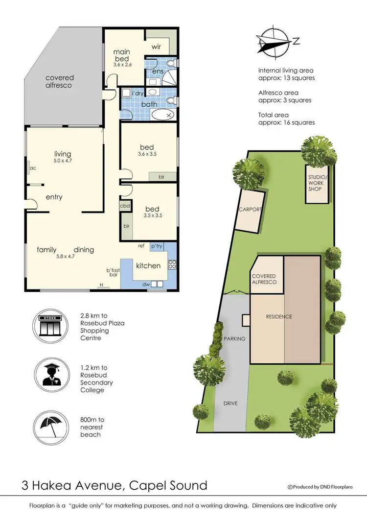 Floorplan of Homely house listing, 3 Hakea Avenue, Capel Sound VIC 3940