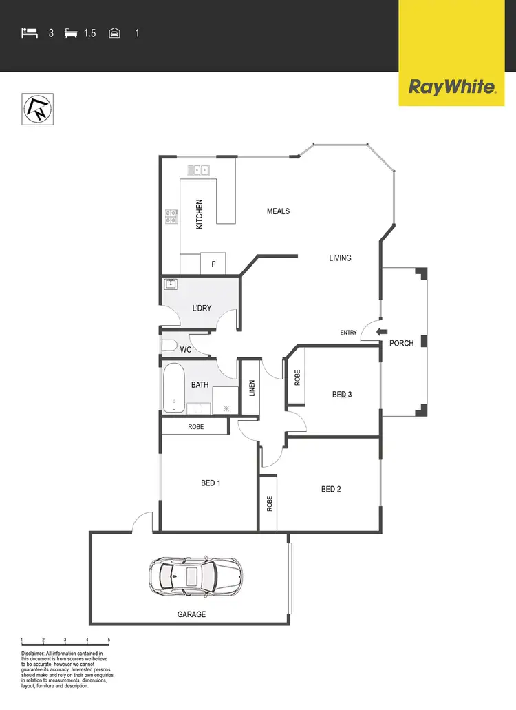 Floorplan of Homely townhouse listing, 3/13-15 Troughton Street, Banks ACT 2906