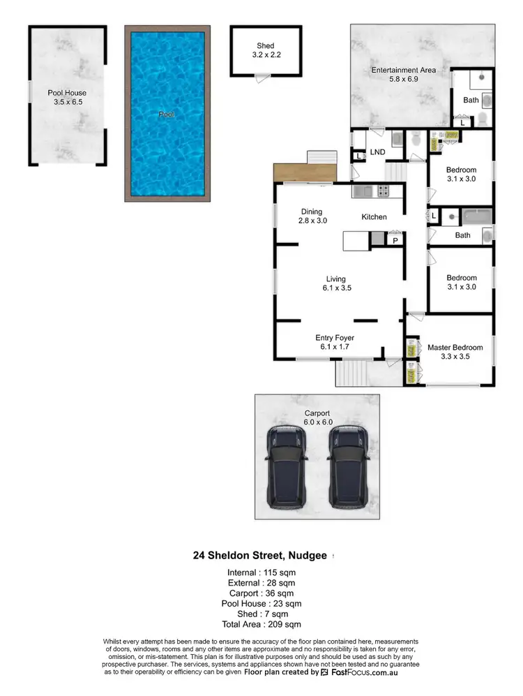 Floorplan of Homely house listing, 24 Sheldon Street, Nudgee QLD 4014