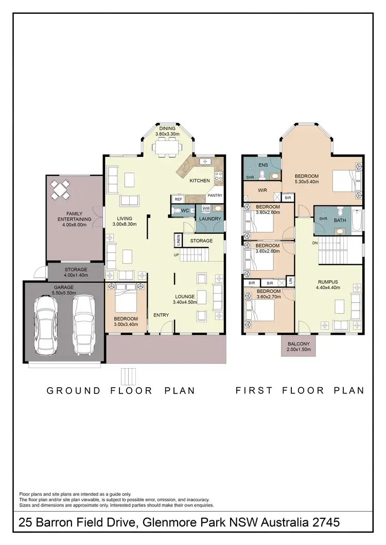 Floorplan of Homely house listing, 25 Barron Field Drive, Glenmore Park NSW 2745