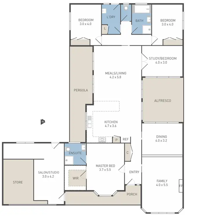Floorplan of Homely house listing, 52 St Andrews Drive, Werribee VIC 3030