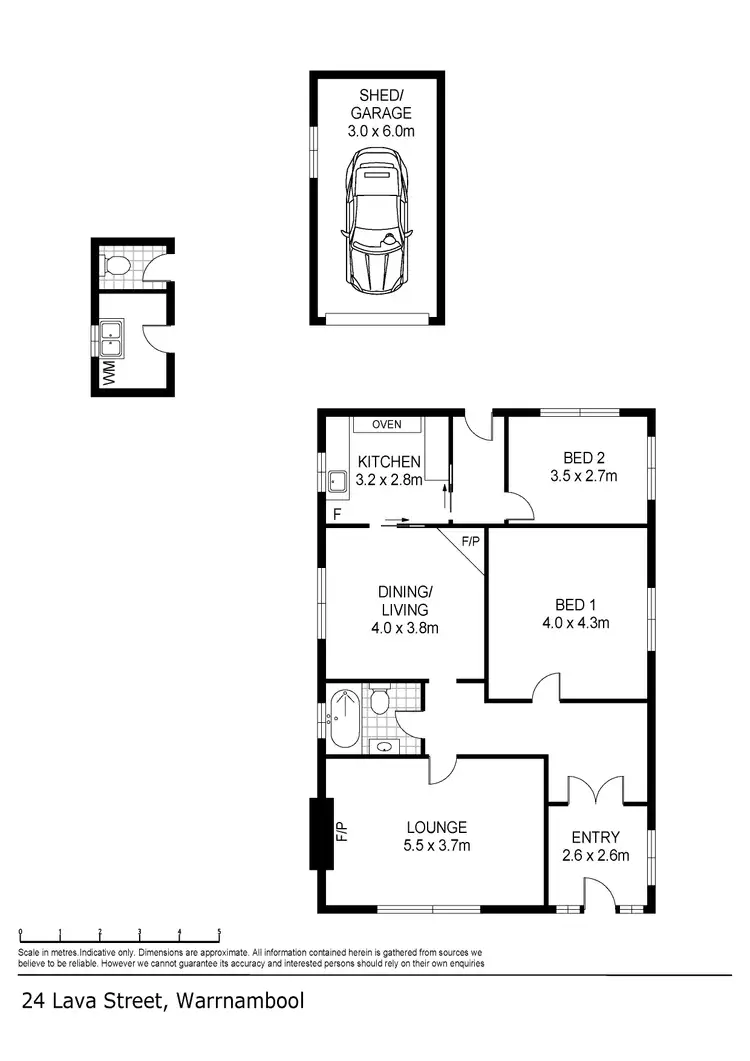 Floorplan of Homely house listing, 24 Lava Street, Warrnambool VIC 3280