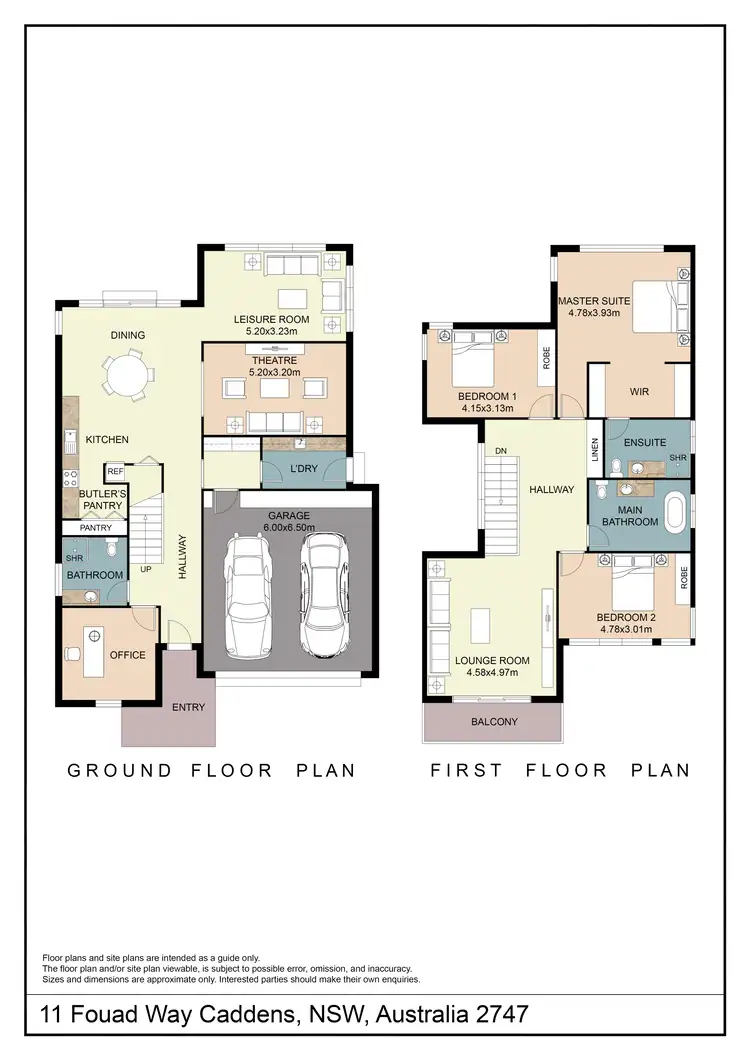 Floorplan of Homely house listing, 11 Fouad Way, Caddens NSW 2747
