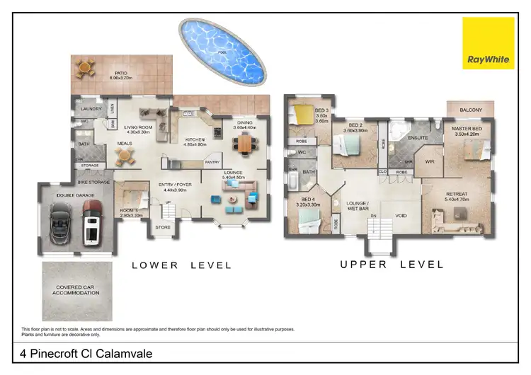 Floorplan of Homely house listing, 4 Pinecroft Close, Calamvale QLD 4116