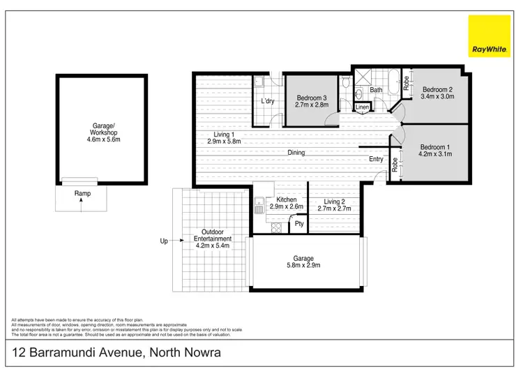 Floorplan of Homely house listing, 12 Barramundi Avenue, North Nowra NSW 2541