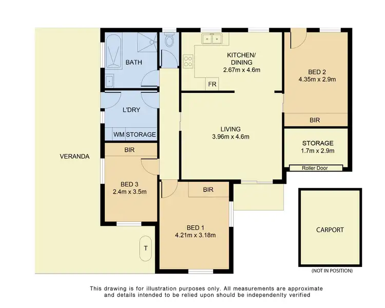 Floorplan of Homely house listing, 3/3 Fletcher Street, Woodville North SA 5012