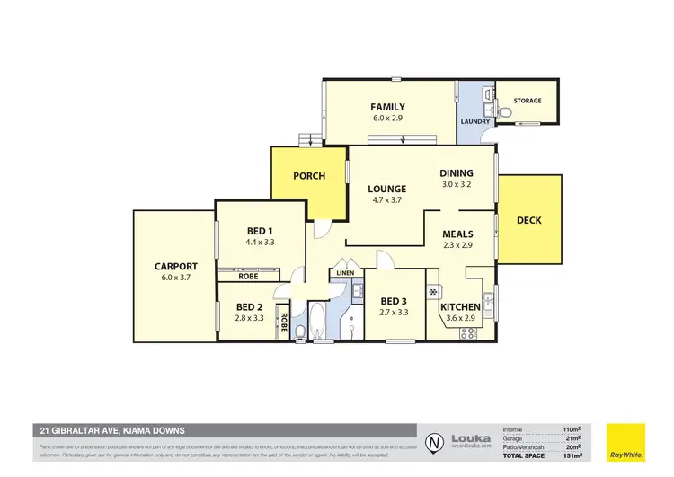 Floorplan of Homely house listing, 21 Gibraltar Avenue, Kiama Downs NSW 2533