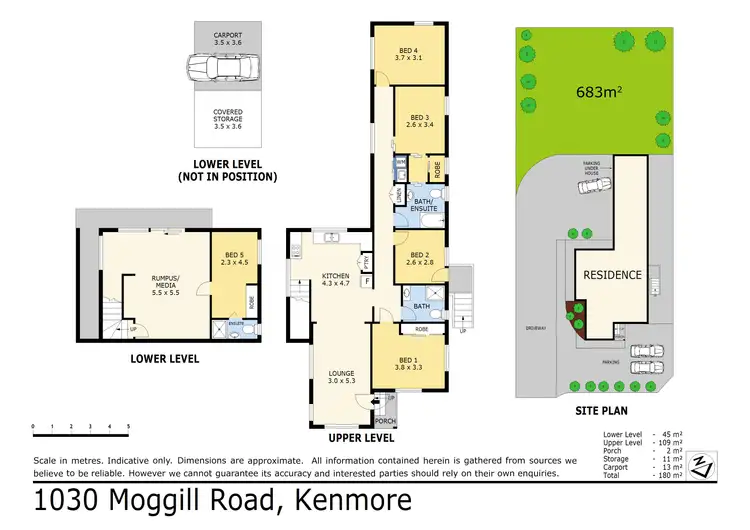 Floorplan of Homely house listing, 1030 Moggill Road Of, Kenmore QLD 4069