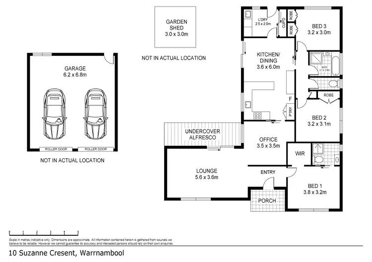 Floorplan of Homely house listing, 10 Suzanne Crescent, Warrnambool VIC 3280