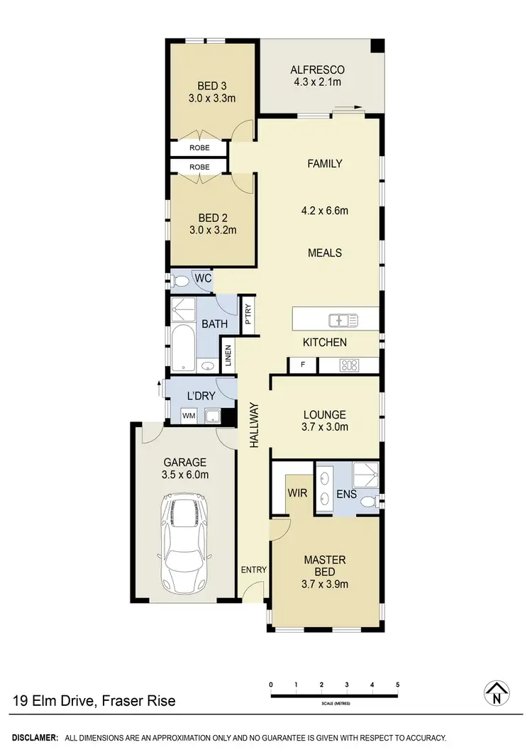 Floorplan of Homely house listing, 19 Elm Drive, Fraser Rise VIC 3336