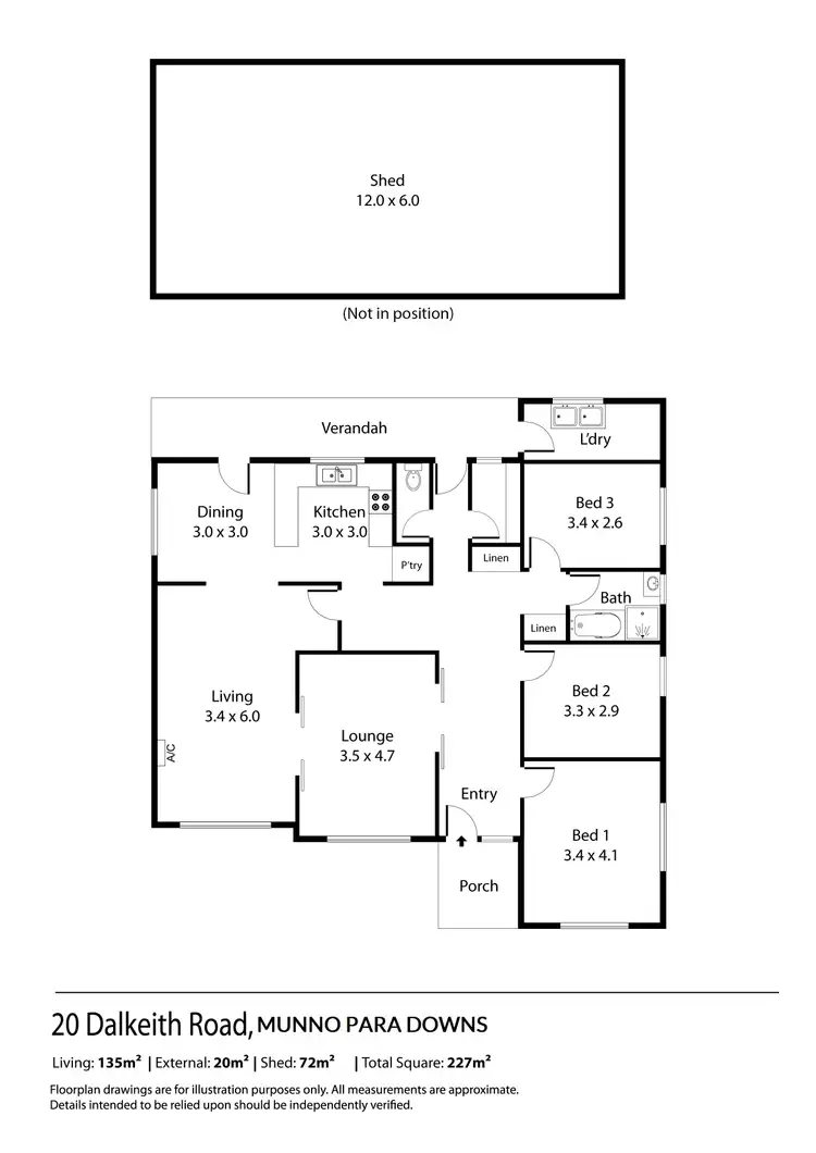 Floorplan of Homely house listing, Lot 20 Dalkeith Road, Munno Para Downs SA 5115