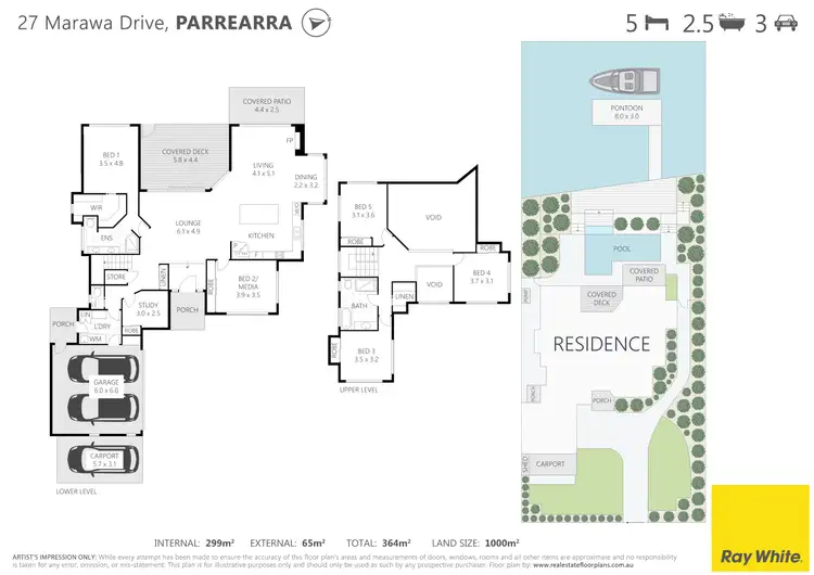 Floorplan of Homely house listing, 27 Marawa Drive, Parrearra QLD 4575