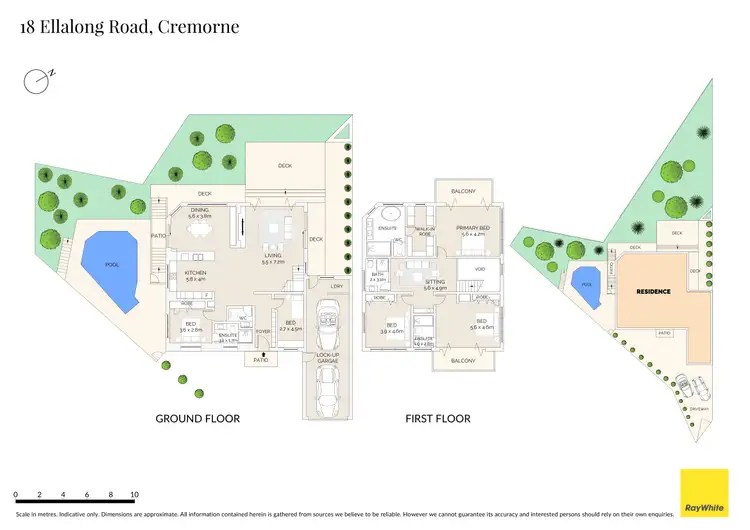 Floorplan of Homely house listing, 18 Ellalong Road, Cremorne NSW 2090