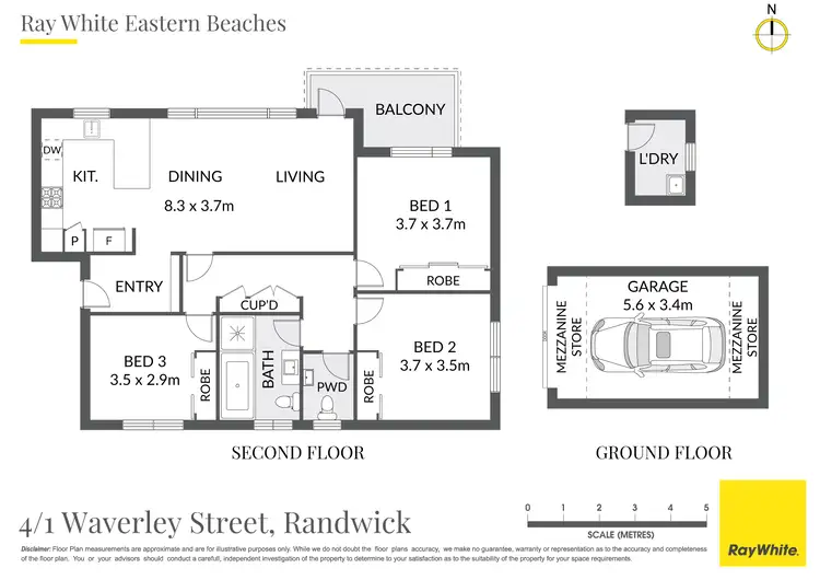 Floorplan of Homely apartment listing, 4/1 Waverley Street, Randwick NSW 2031