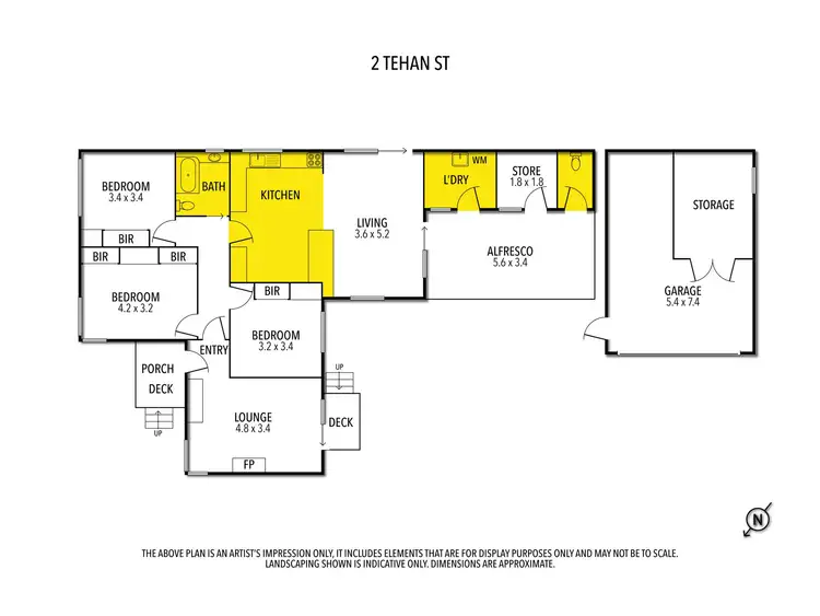 Floorplan of Homely house listing, 2 Tehan Street, Seymour VIC 3660