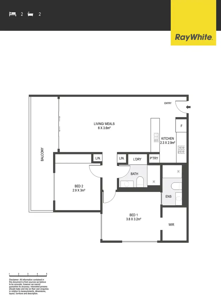 Floorplan of Homely apartment listing, 30/2 Manning Clark Street, Franklin ACT 2913