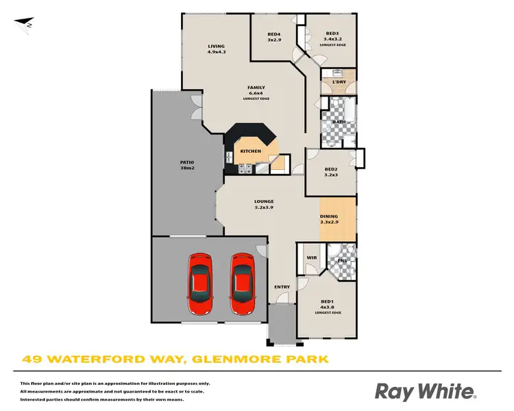 Floorplan of Homely house listing, 49 Waterford Way, Glenmore Park NSW 2745