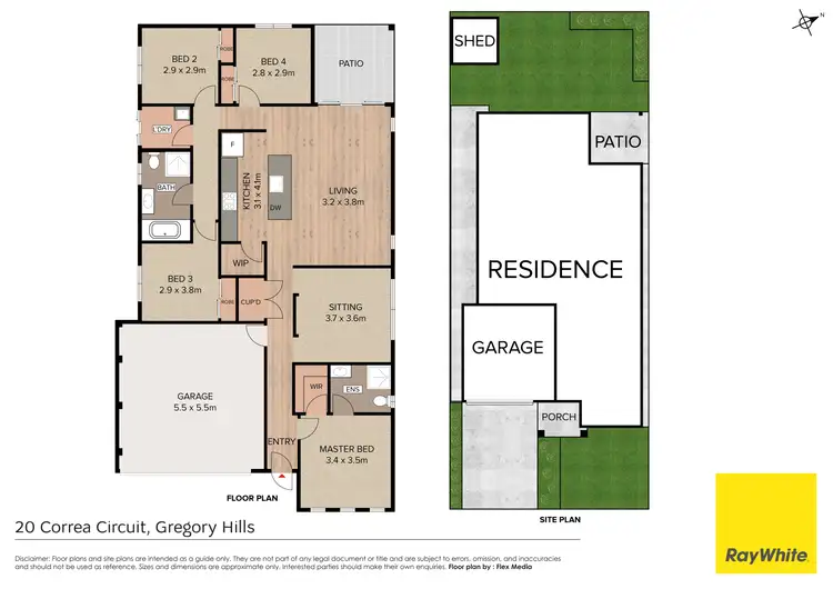 Floorplan of Homely house listing, 20 Correa Circuit, Gregory Hills NSW 2557