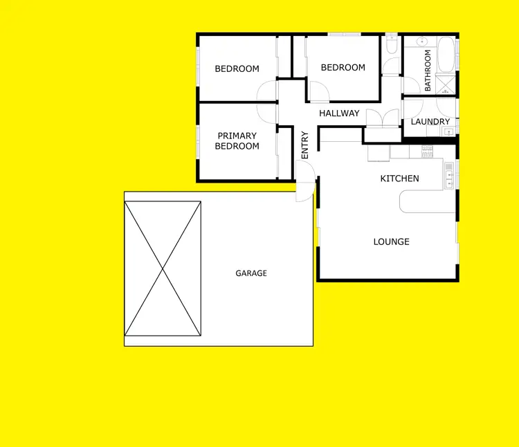 Floorplan of Homely house listing, 1A Fawkner Court, Mildura VIC 3500