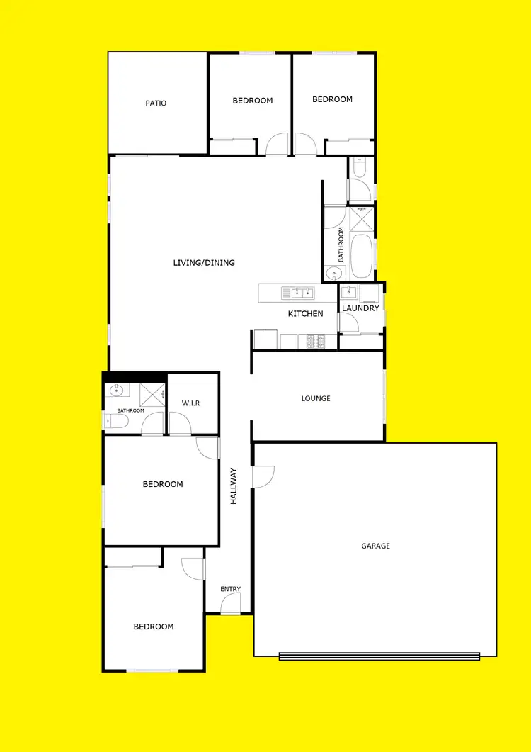Floorplan of Homely house listing, 3 Jewel Court, Mildura VIC 3500