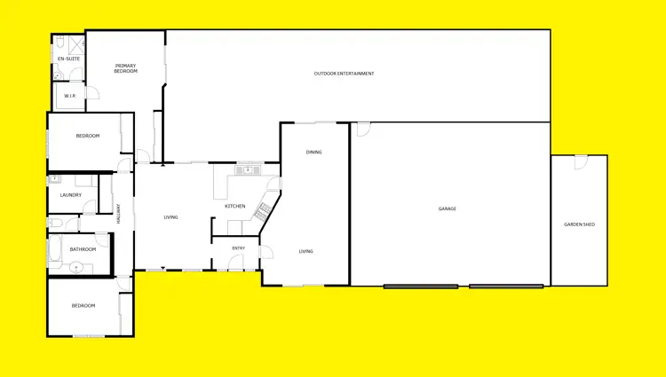 Floorplan of Homely house listing, 20 Tulane Drive, Mildura VIC 3500