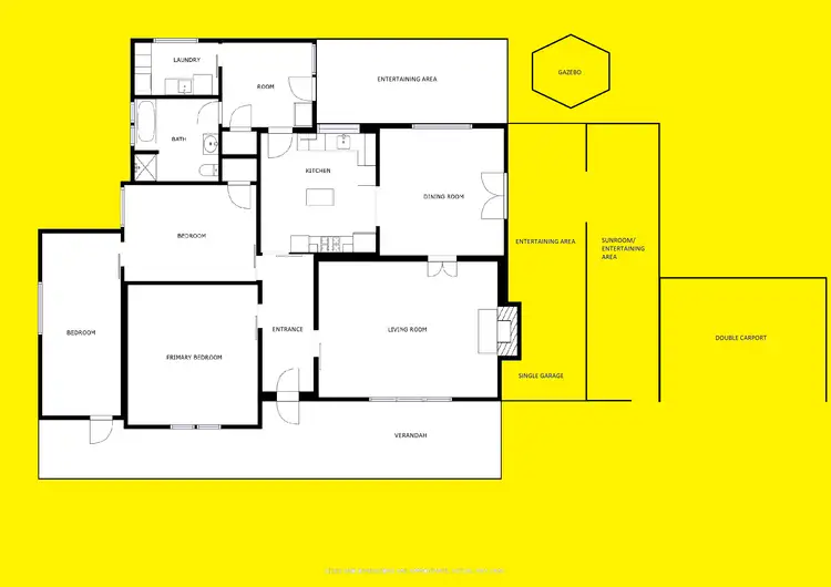 Floorplan of Homely house listing, 229 Carwarp Avenue, Irymple VIC 3498