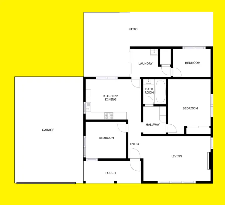 Floorplan of Homely house listing, 20 Steven Street, Mildura VIC 3500
