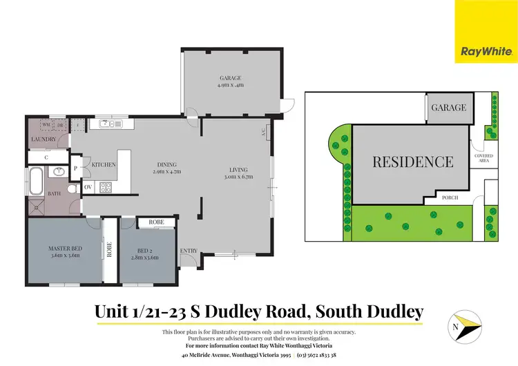 Floorplan of Homely unit listing, 1/21-23 South Dudley Road, Wonthaggi VIC 3995